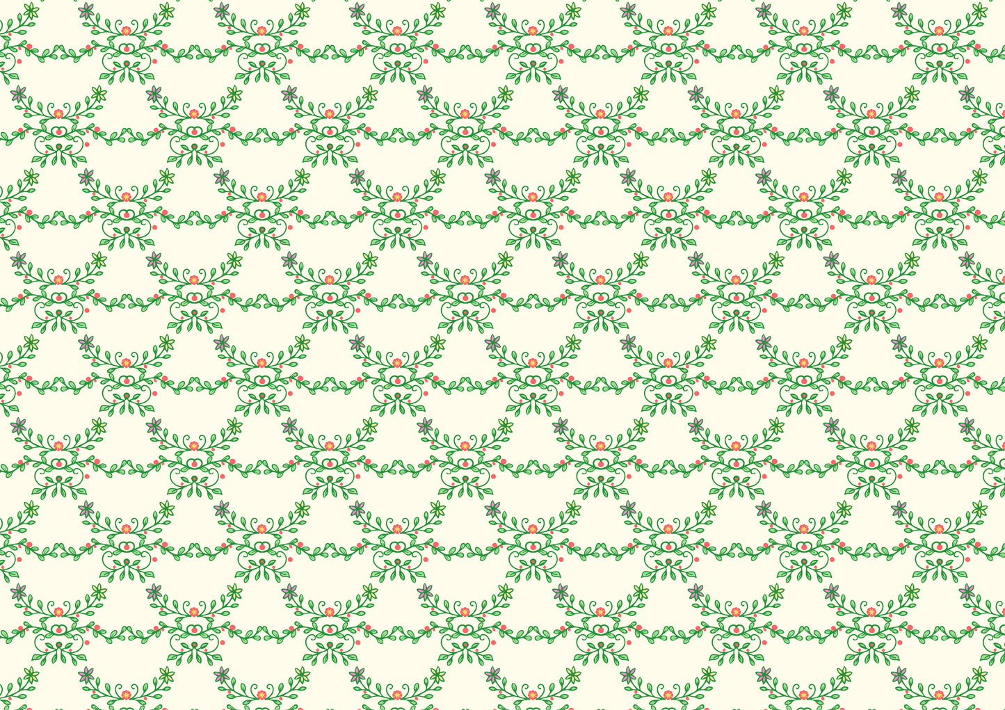 Vine batik cloth pattern design