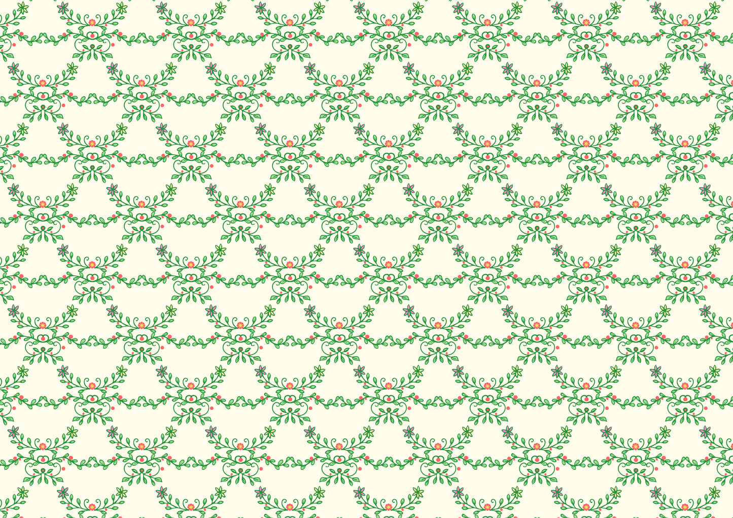 Vine batik cloth pattern design