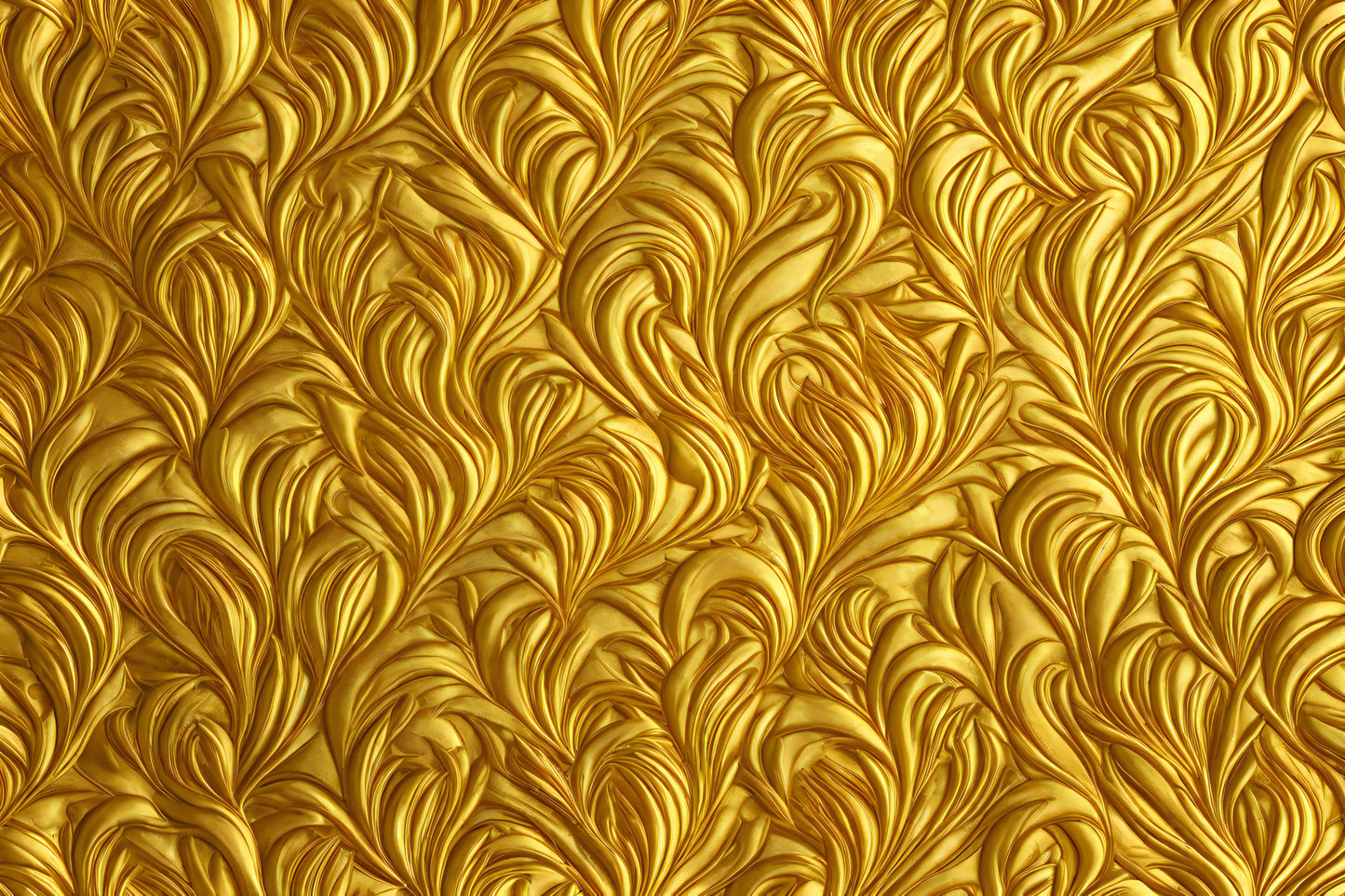 Golden pattern wallpaper for wall