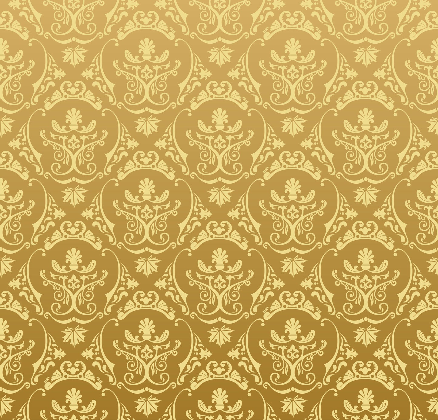 Seamless classic retro gold wallpaper pattern wallpaper for wall
