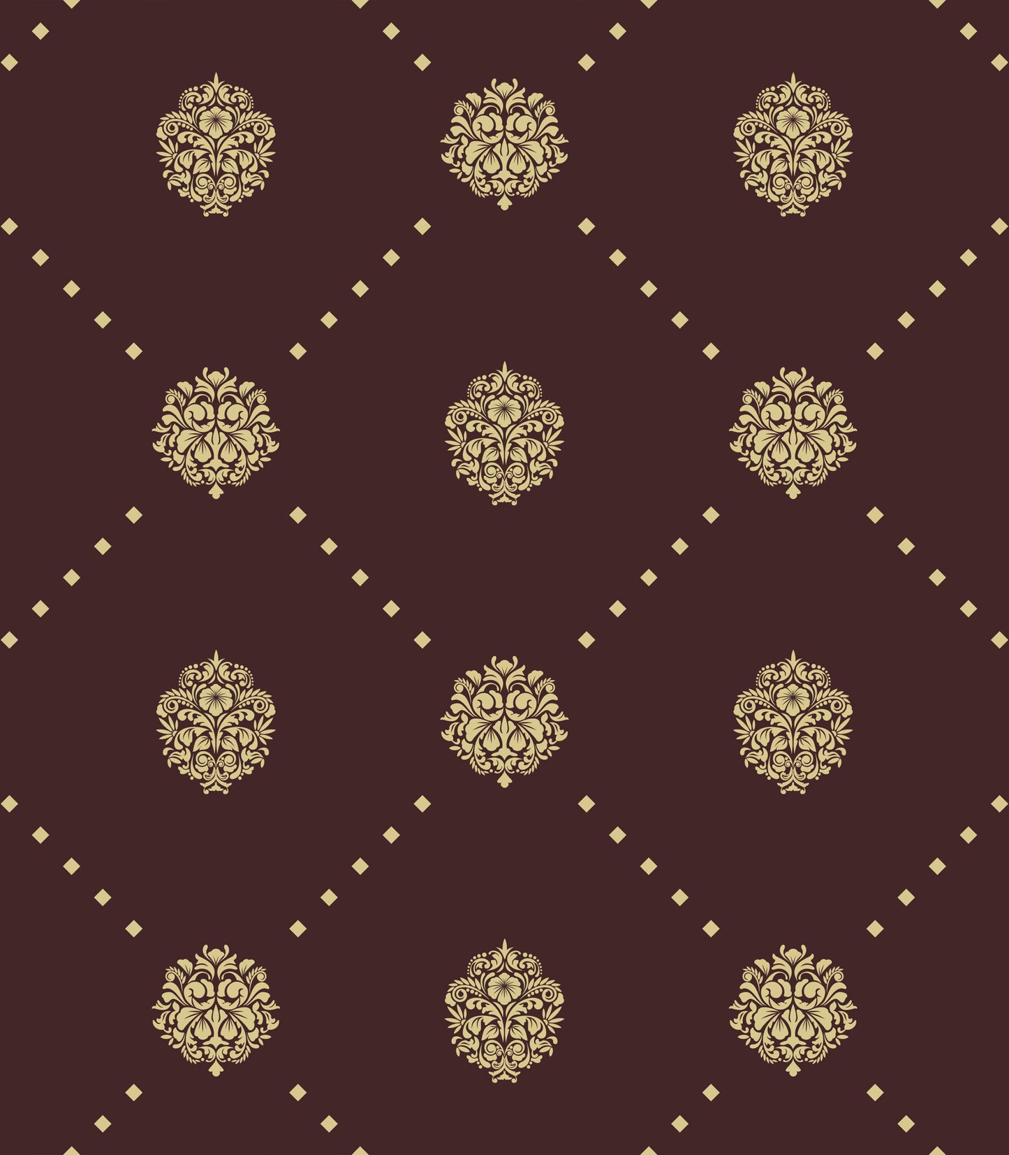 royal baroque seamless pattern background decorative ornament design