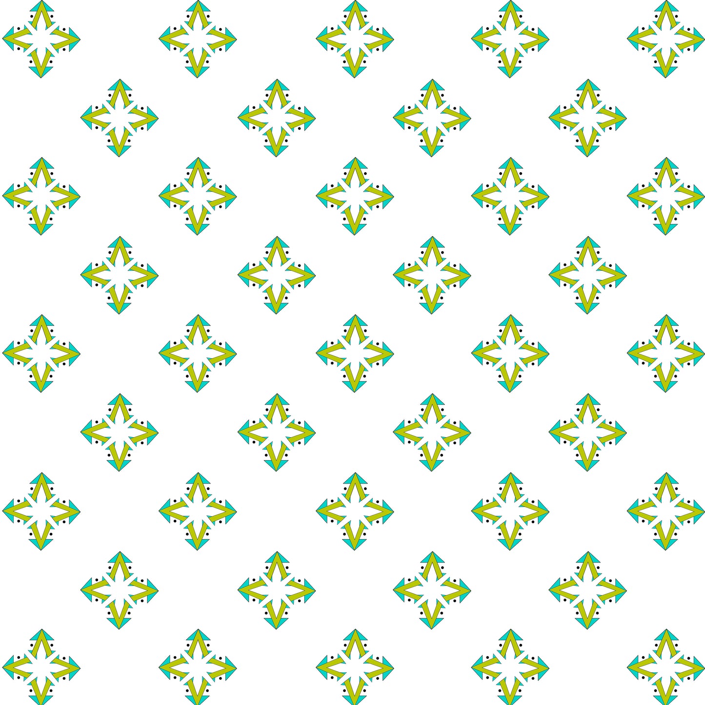 Abstract simple geometric shape pattern vector