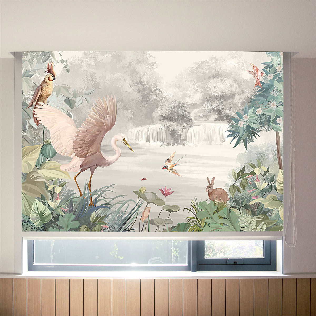 Window Blind Birds