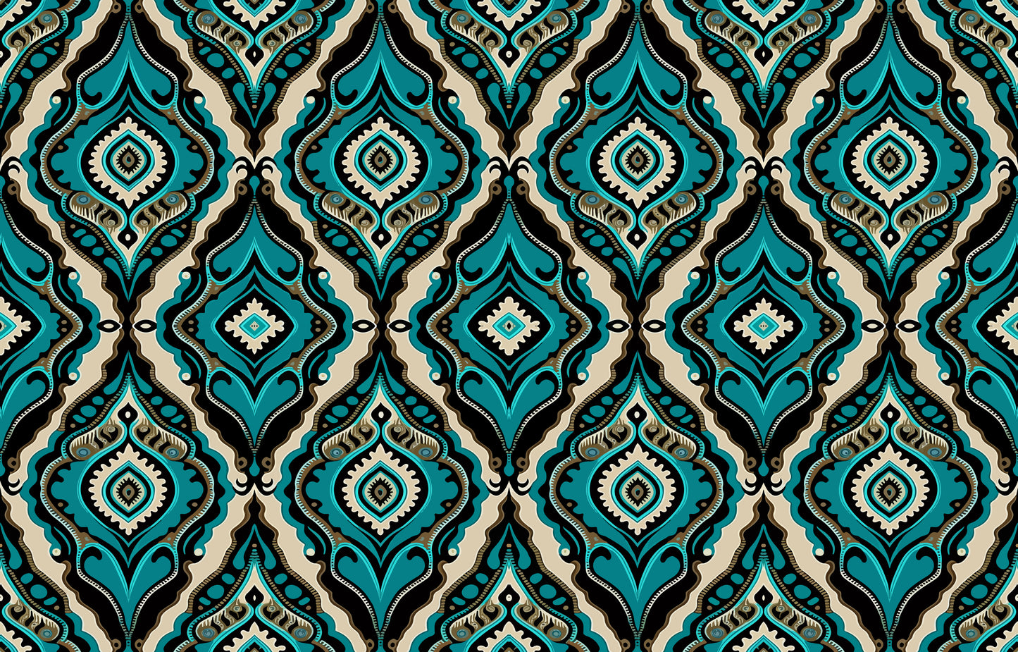 Ethnic seamless fabric pattern abstract traditional folk antique vintage retro graphic line textile