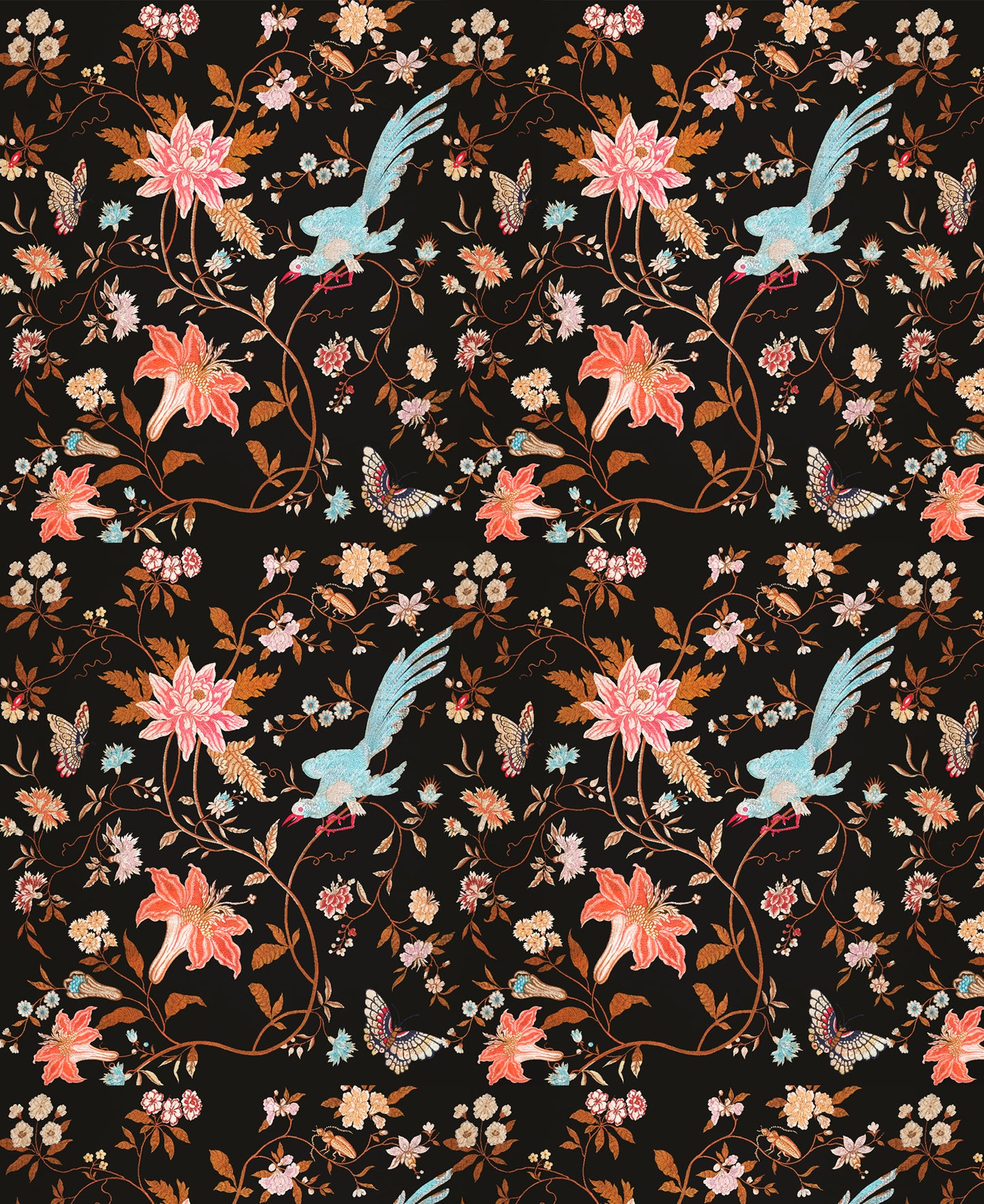 blooming flowers pattern