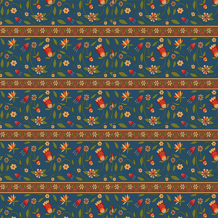 Hand drawn Persian carpet design