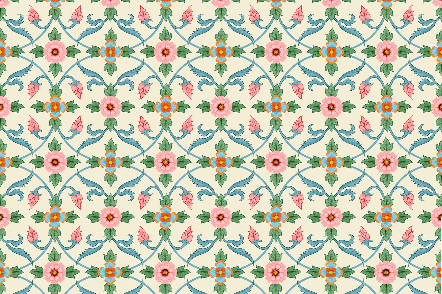 flowers ornament seamless pattern
