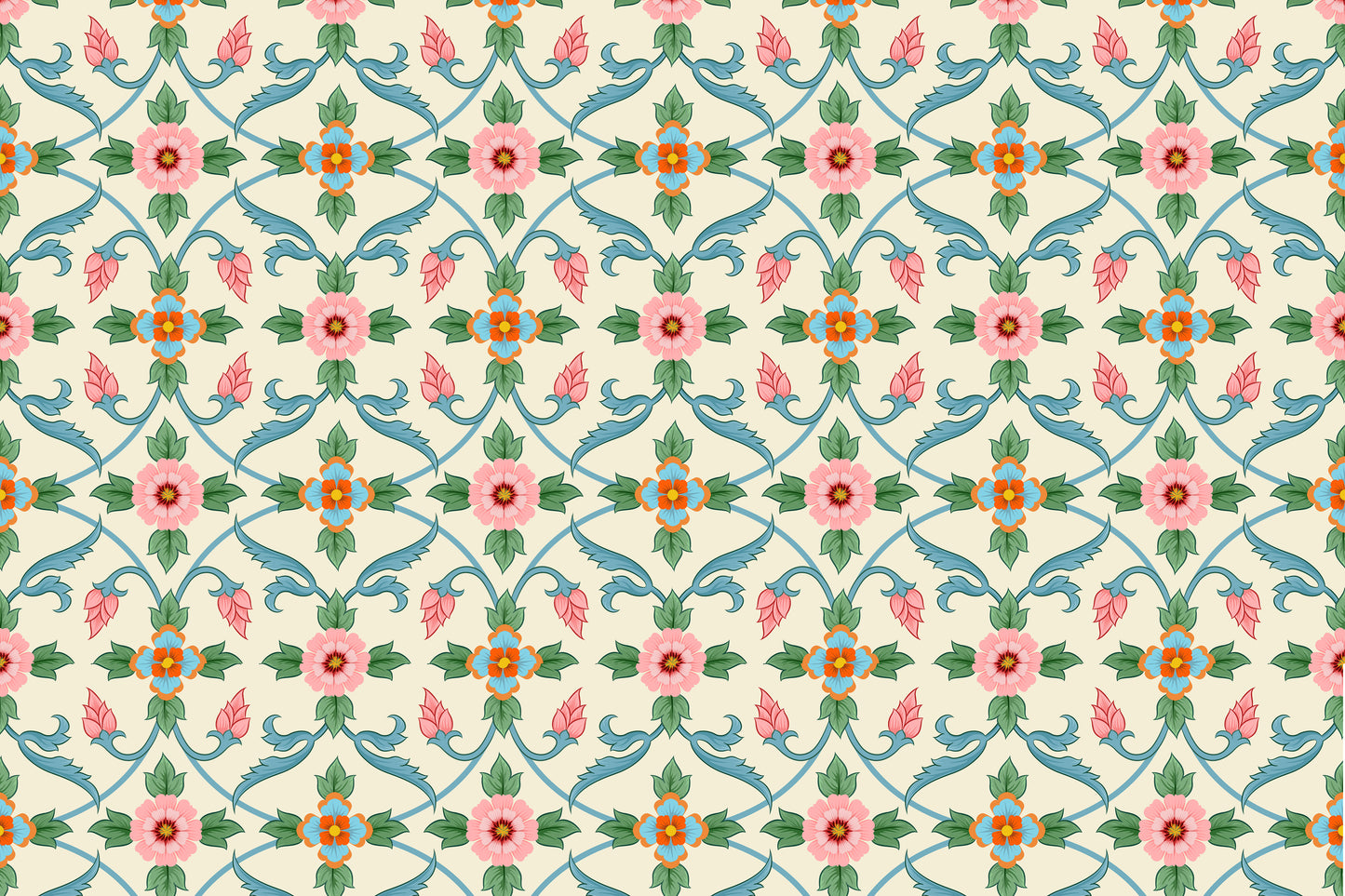 flowers ornament seamless pattern