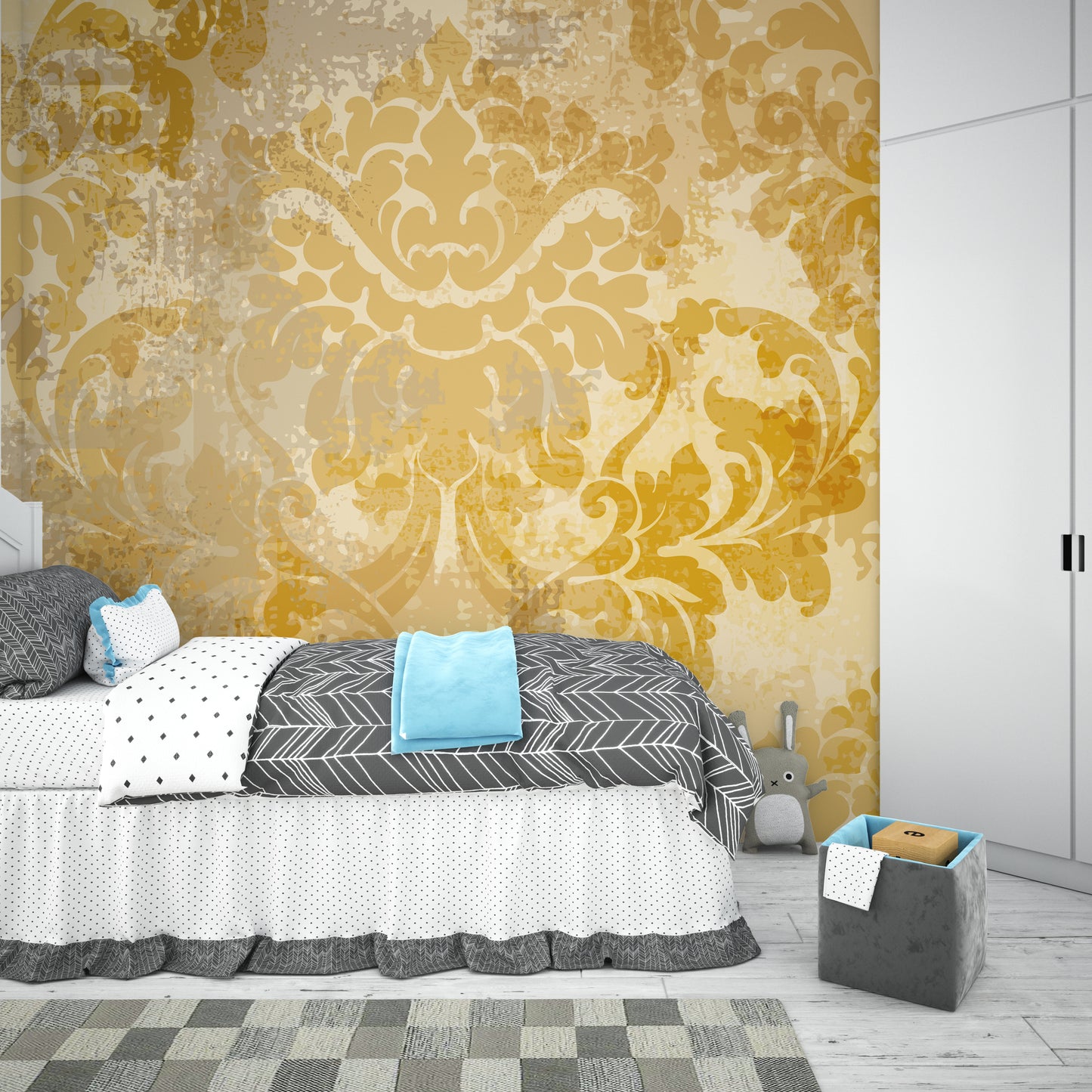 Premium vector rococo texture premium