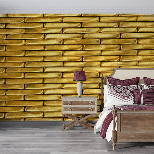 Shiny brass bar texture for background wallpaper for wall