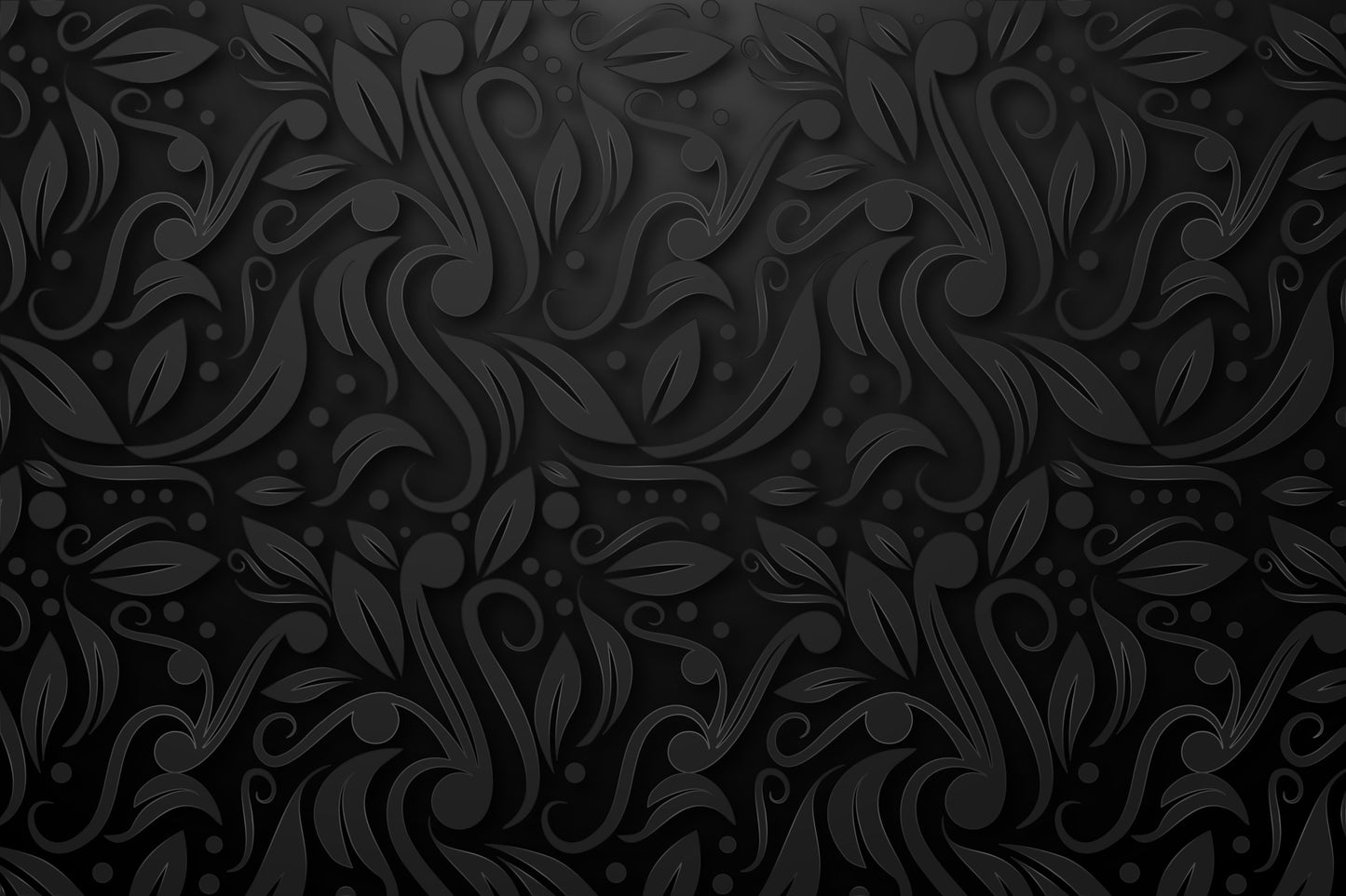 Black flower design wallpaper for wall