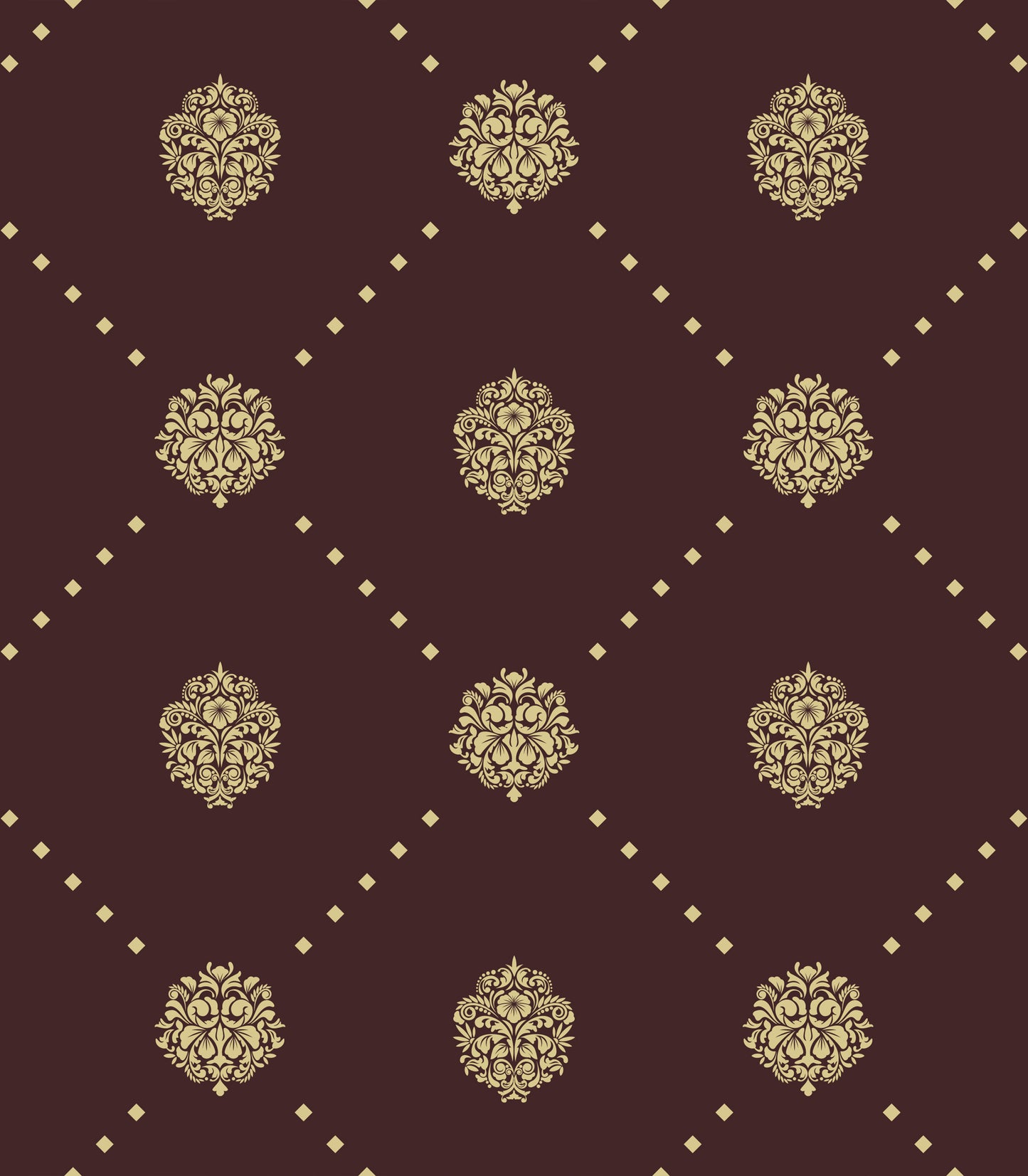 royal baroque seamless pattern background decorative ornament design