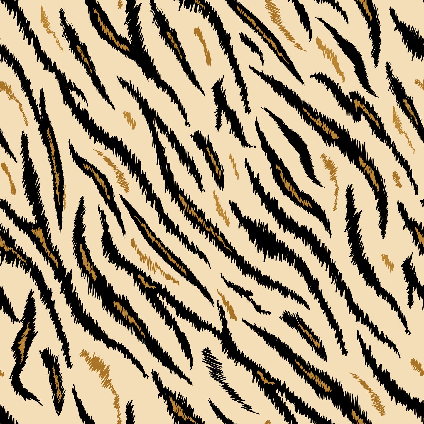 tiger texture seamless animal pattern striped fabric background tiger skin fashion abstract design