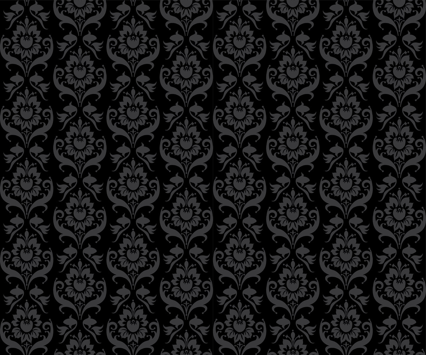 Seamless damask pattern gray