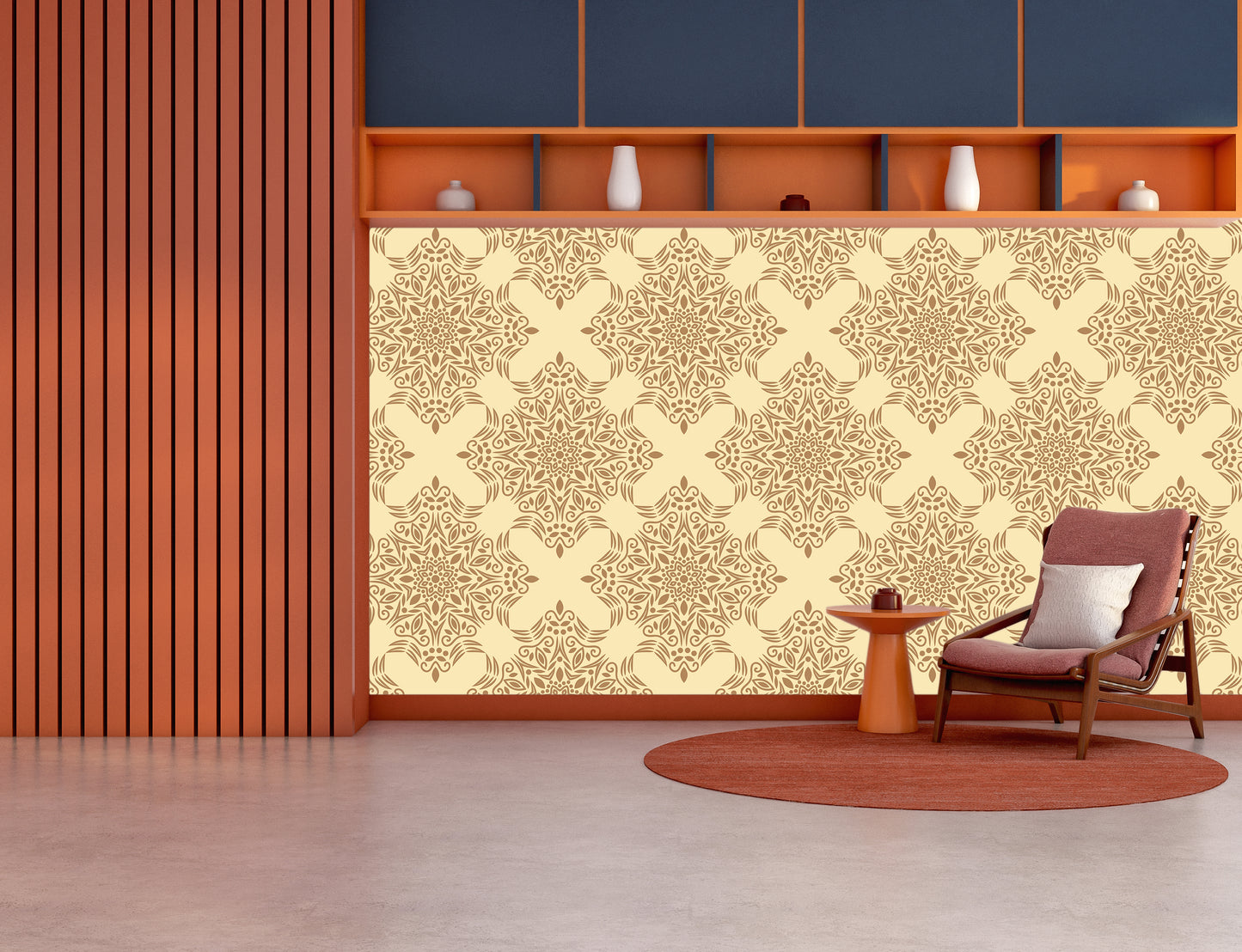 Arabic islamic indian seamless pattern wallpaper for wall